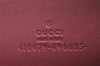 Authentic GUCCI GG Blooms Clutch Bag Pouch GG PVC Leather 410079 Brown 2089J