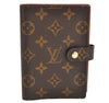 Authentic Louis Vuitton Monogram Agenda PM Notebook Cover R20005 LV 2089K