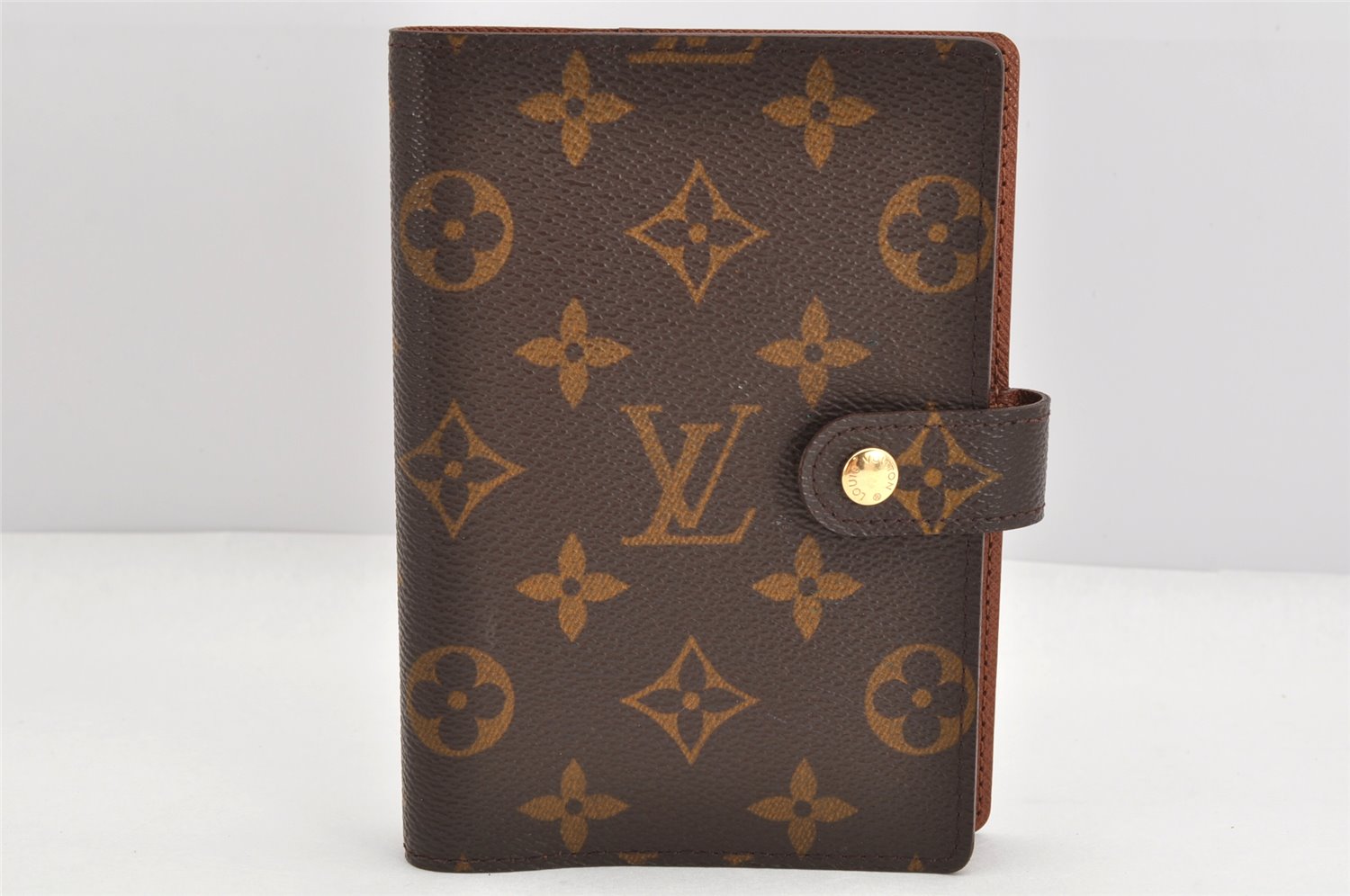 Authentic Louis Vuitton Monogram Agenda PM Notebook Cover R20005 LV 2089K