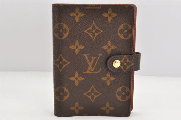 Authentic Louis Vuitton Monogram Agenda PM Notebook Cover R20005 LV 2089K