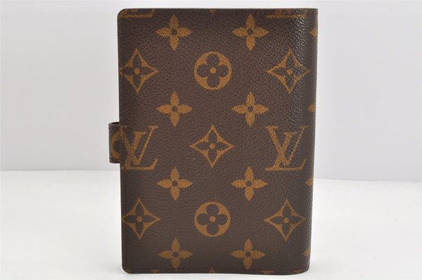 Authentic Louis Vuitton Monogram Agenda PM Notebook Cover R20005 LV 2089K