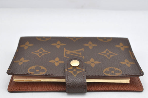 Authentic Louis Vuitton Monogram Agenda PM Notebook Cover R20005 LV 2089K