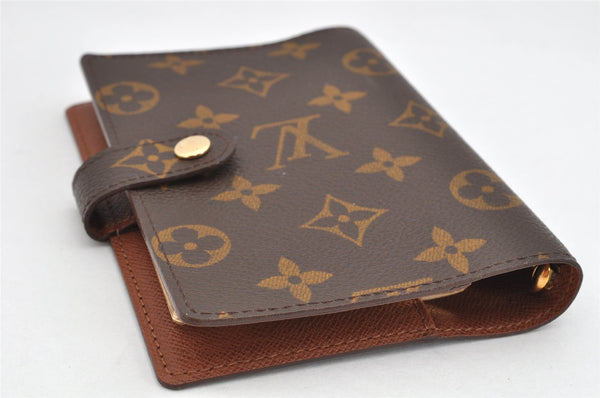 Authentic Louis Vuitton Monogram Agenda PM Notebook Cover R20005 LV 2089K