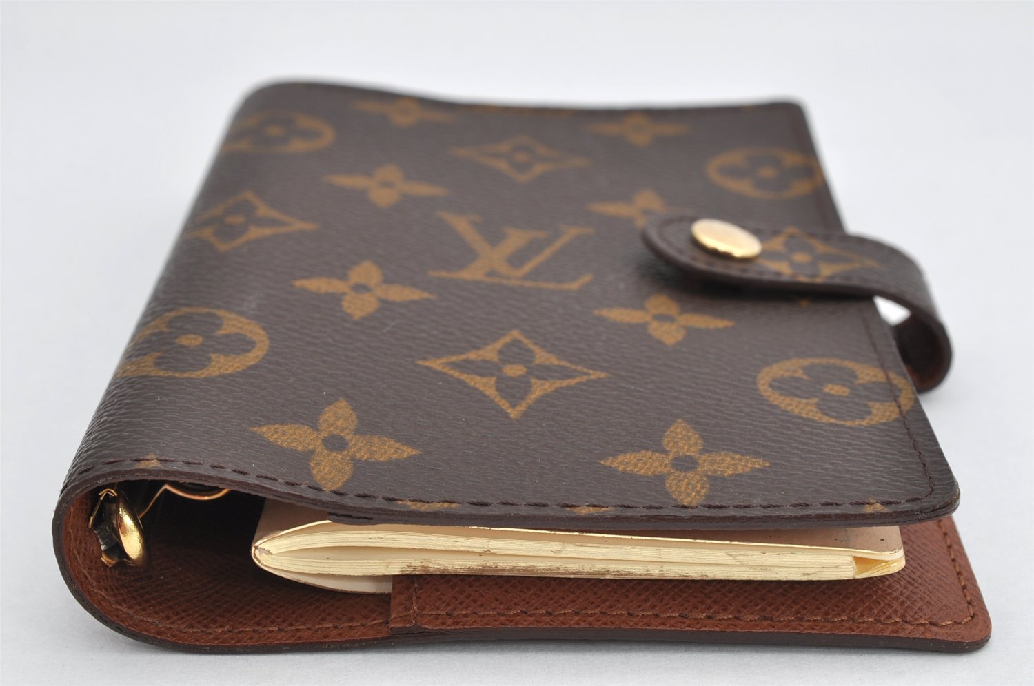 Authentic Louis Vuitton Monogram Agenda PM Notebook Cover R20005 LV 2089K