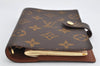 Authentic Louis Vuitton Monogram Agenda PM Notebook Cover R20005 LV 2089K