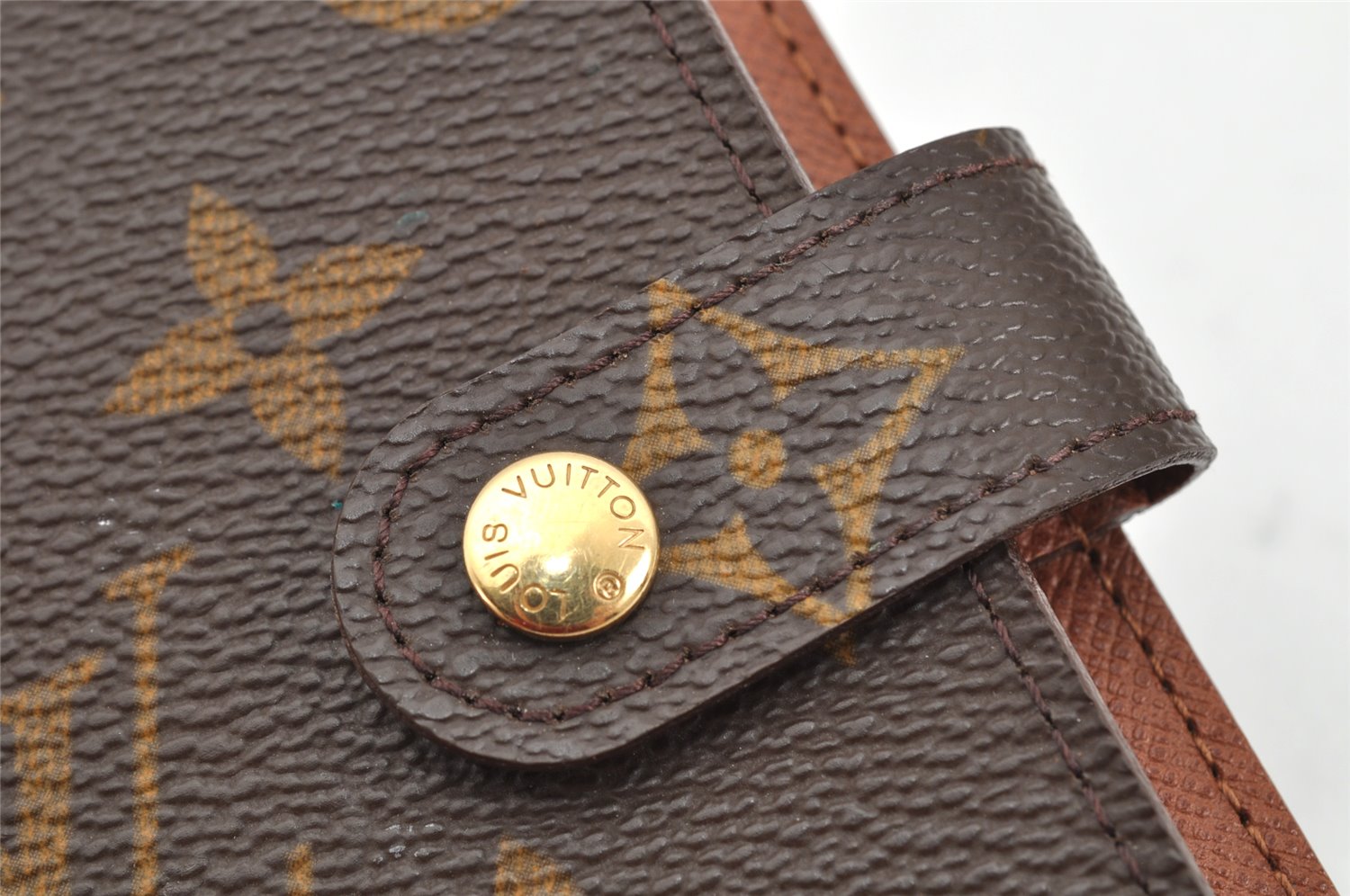 Authentic Louis Vuitton Monogram Agenda PM Notebook Cover R20005 LV 2089K