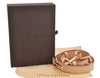 Authentic Louis Vuitton Leather Shoulder Strap Beige 35.6-39.4" LV Box 2090K