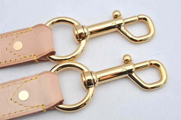 Authentic Louis Vuitton Leather Shoulder Strap Beige 35.6-39.4" LV Box 2090K