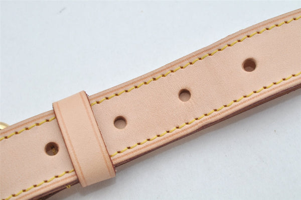 Authentic Louis Vuitton Leather Shoulder Strap Beige 35.6-39.4" LV Box 2090K