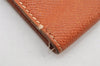 Authentic HERMES Bearn Classic Leather Long Wallet Purse Brown 2091K