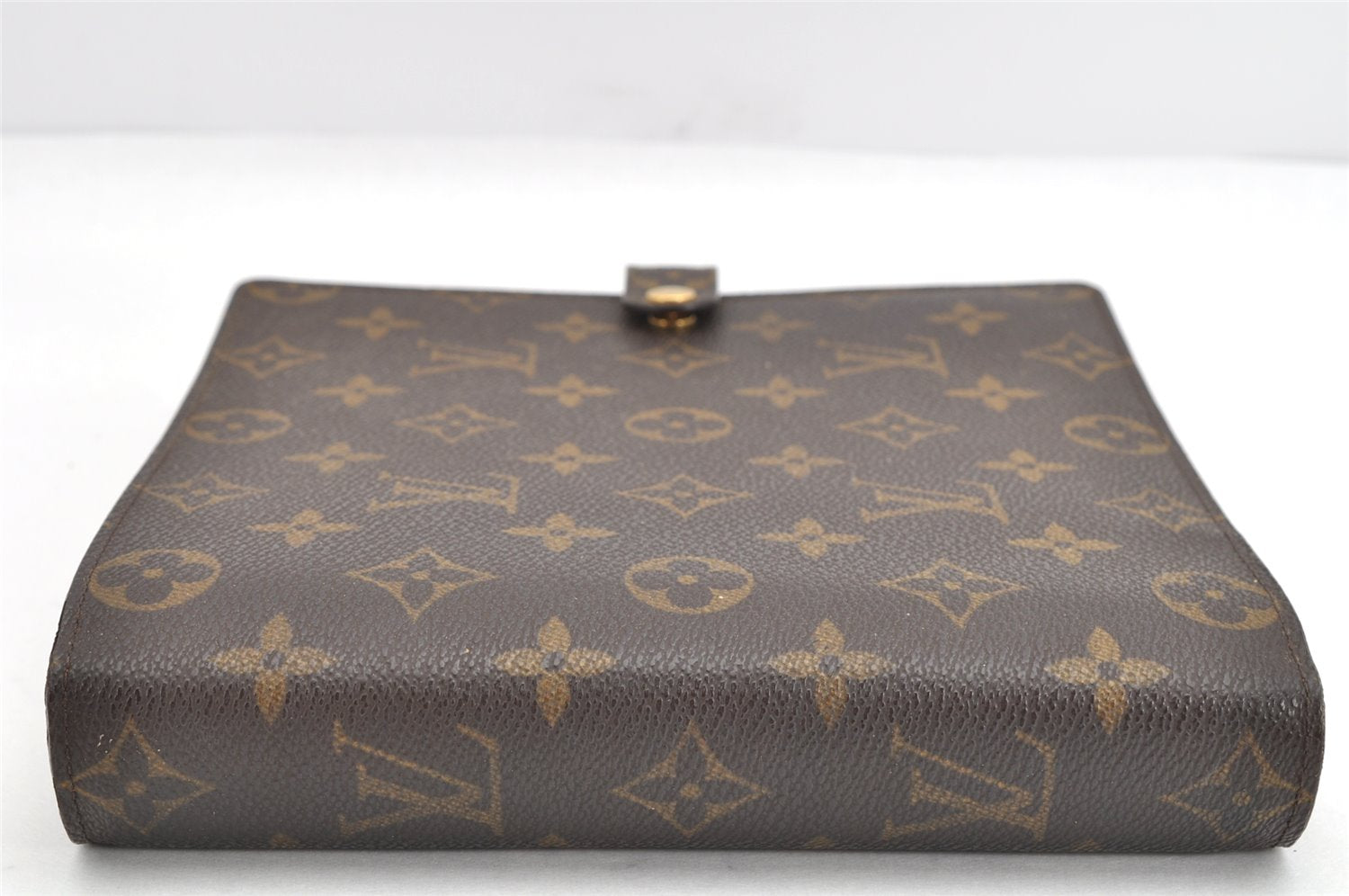Auth Louis Vuitton Monogram Agenda Scrap Book Day Planner Cover R20955 LV 2092K