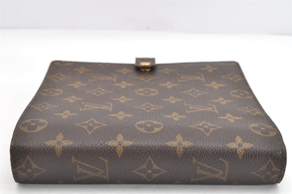 Auth Louis Vuitton Monogram Agenda Scrap Book Day Planner Cover R20955 LV 2092K