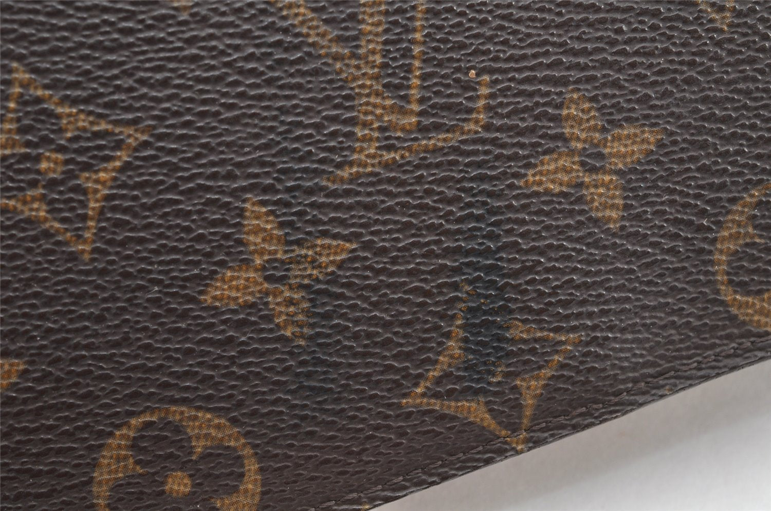 Auth Louis Vuitton Monogram Agenda Scrap Book Day Planner Cover R20955 LV 2092K