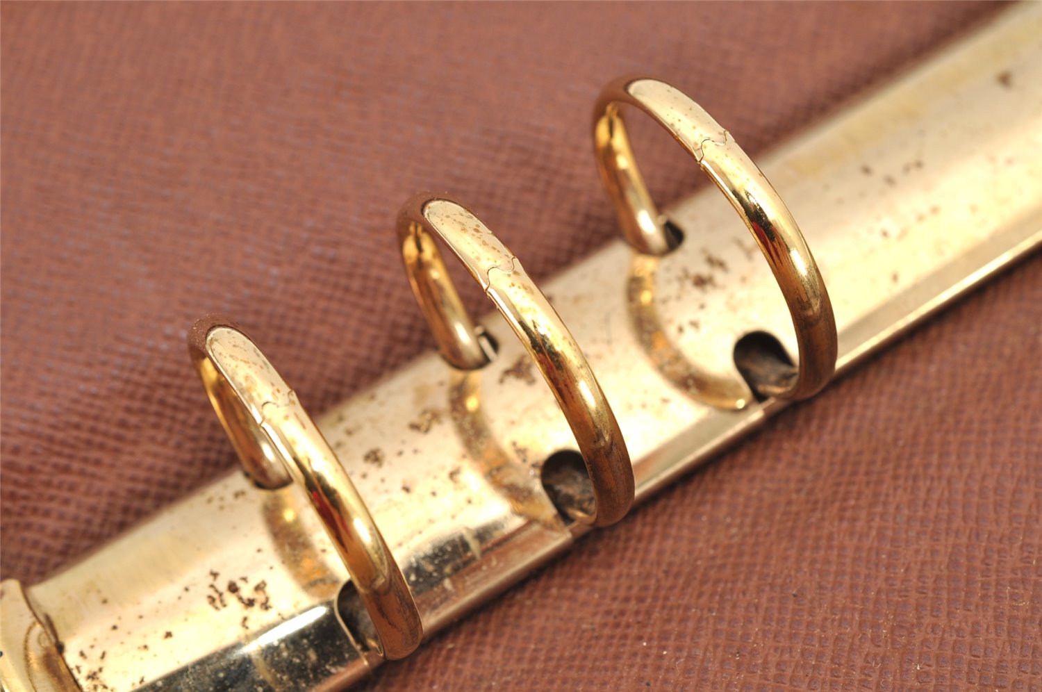 Auth Louis Vuitton Monogram Agenda Scrap Book Day Planner Cover R20955 LV 2092K