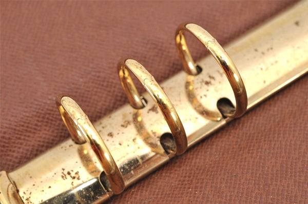 Auth Louis Vuitton Monogram Agenda Scrap Book Day Planner Cover R20955 LV 2092K