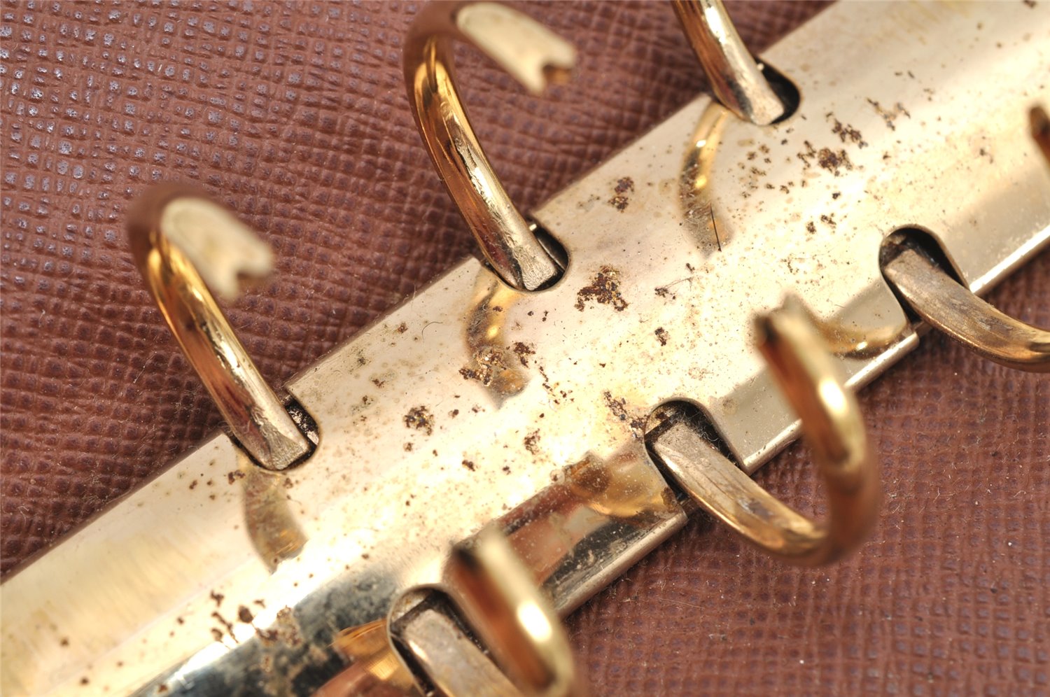 Auth Louis Vuitton Monogram Agenda Scrap Book Day Planner Cover R20955 LV 2092K