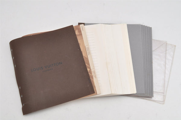 Auth Louis Vuitton Monogram Agenda Scrap Book Day Planner Cover R20955 LV 2092K