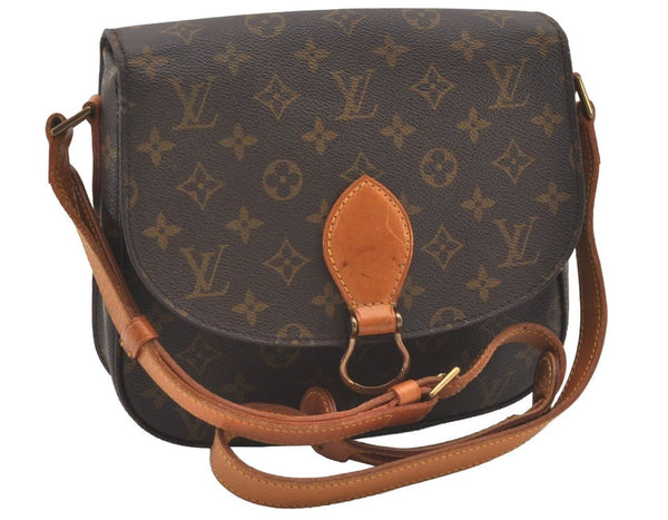 Authentic Louis Vuitton Monogram Saint Cloud GM M51242 Shoulder Cross Bag 2093J