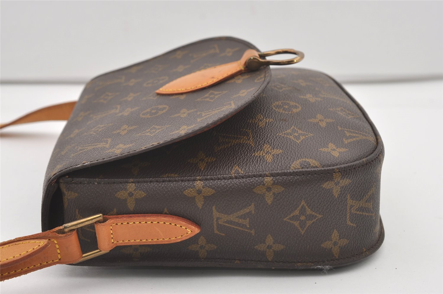Authentic Louis Vuitton Monogram Saint Cloud GM M51242 Shoulder Cross Bag 2093J