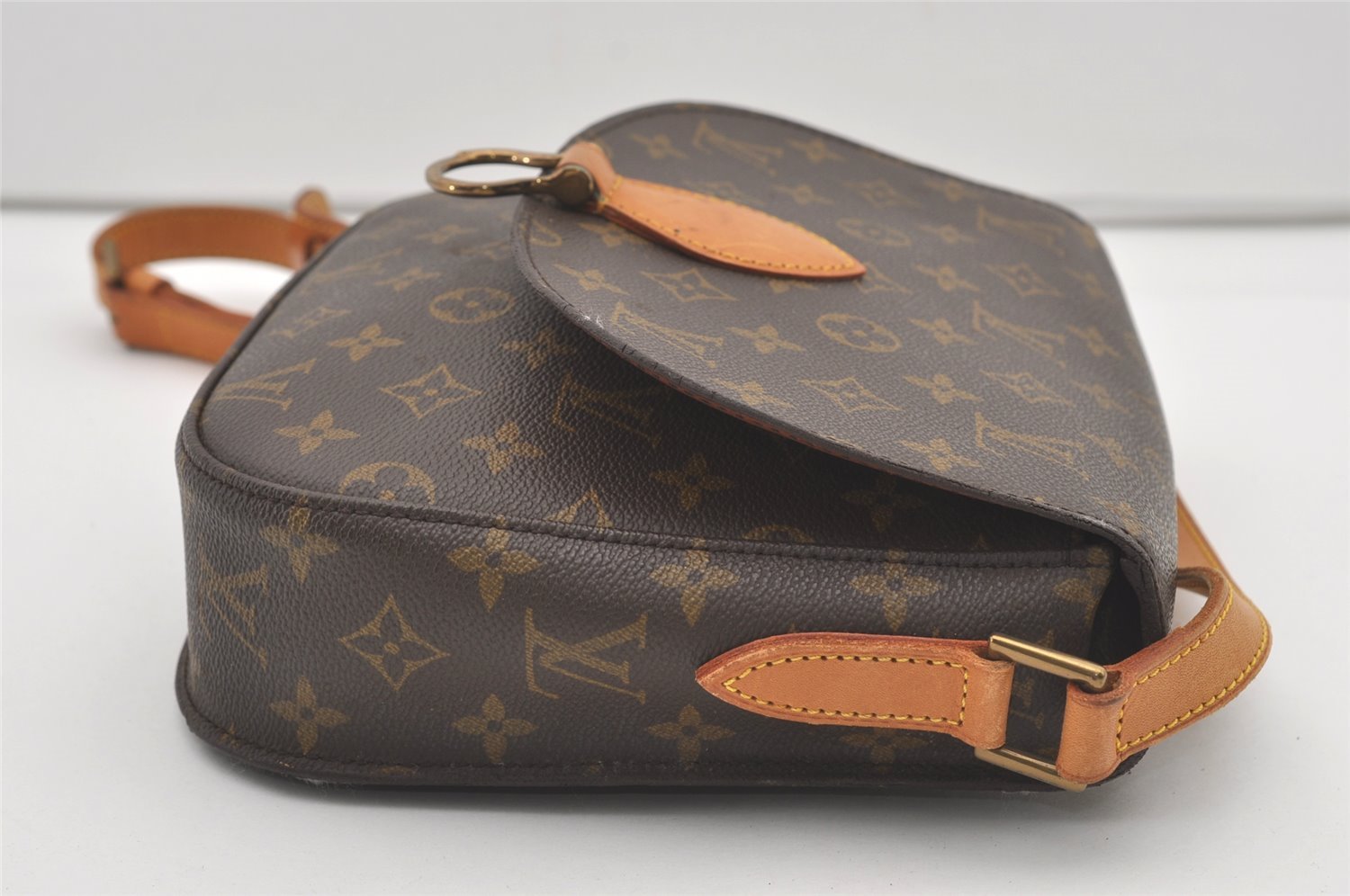 Authentic Louis Vuitton Monogram Saint Cloud GM M51242 Shoulder Cross Bag 2093J