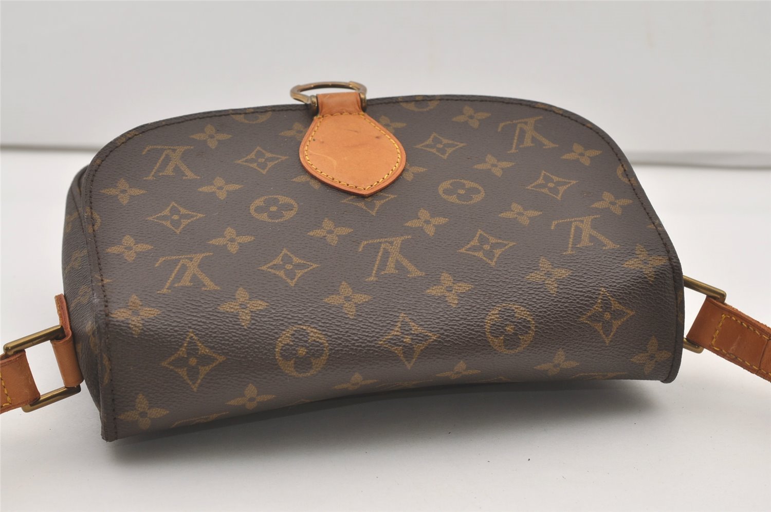 Authentic Louis Vuitton Monogram Saint Cloud GM M51242 Shoulder Cross Bag 2093J
