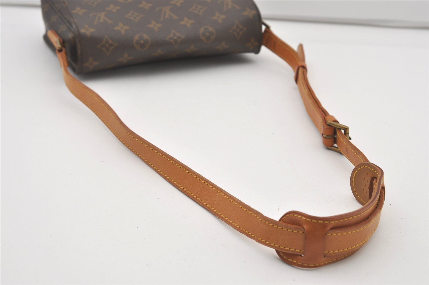 Authentic Louis Vuitton Monogram Saint Cloud GM M51242 Shoulder Cross Bag 2093J