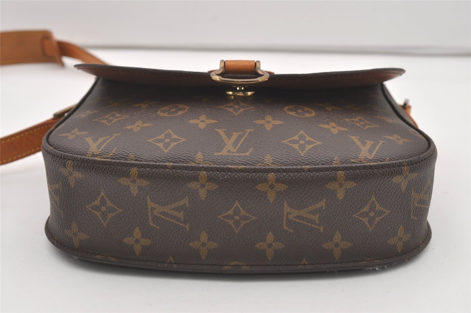 Authentic Louis Vuitton Monogram Saint Cloud GM M51242 Shoulder Cross Bag 2093J