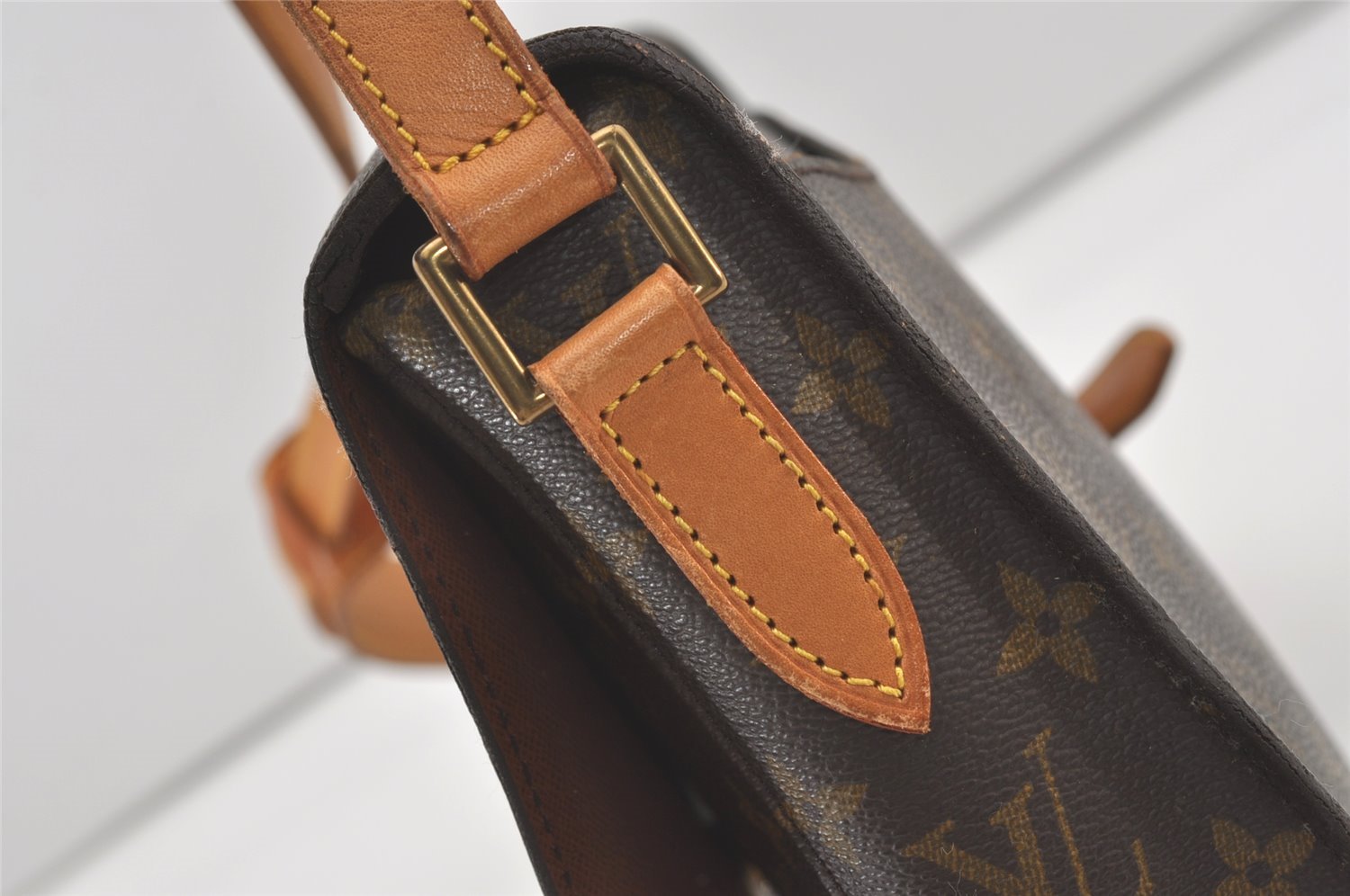 Authentic Louis Vuitton Monogram Saint Cloud GM M51242 Shoulder Cross Bag 2093J