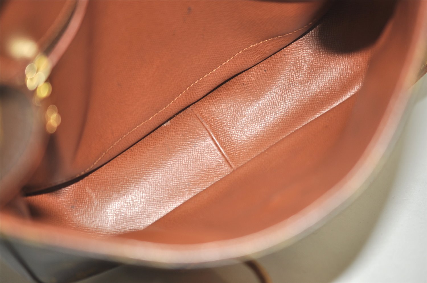 Authentic Louis Vuitton Monogram Saint Cloud GM M51242 Shoulder Cross Bag 2093J