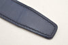 Authentic HERMES Mini Constance Leather Belt Size 75cm 29.5" Blue Brown 2093K