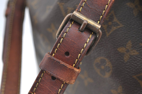 Authentic Louis Vuitton Monogram Noe Shoulder Drawstring Bag M42224 LV 2094F