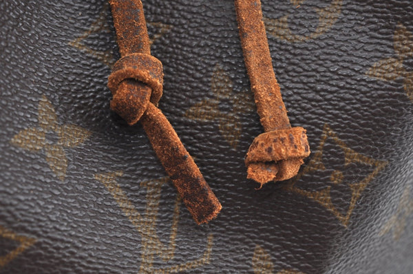 Authentic Louis Vuitton Monogram Noe Shoulder Drawstring Bag M42224 LV 2094F