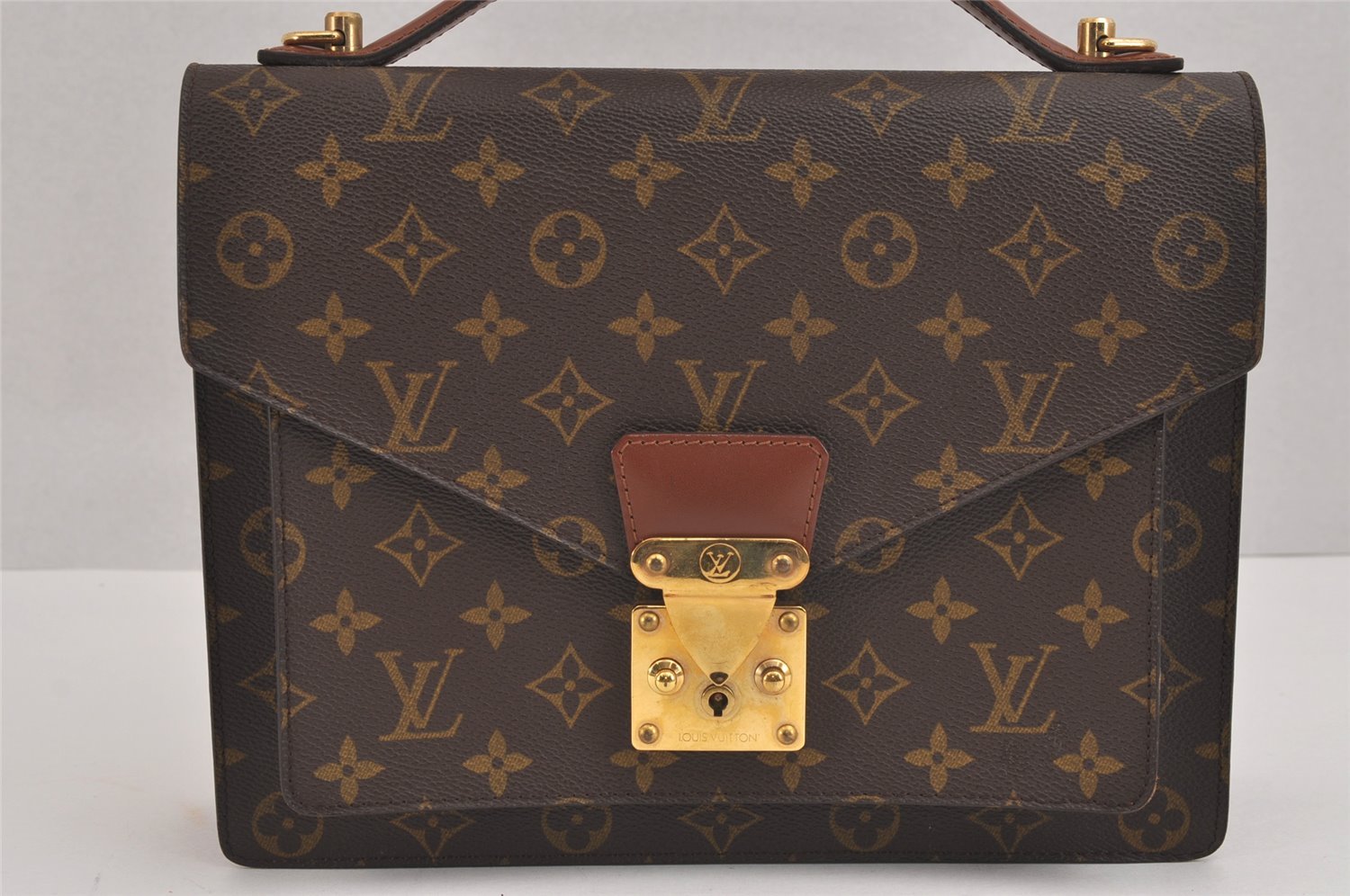 Authentic Louis Vuitton Monogram Monceau 2Way Shoulder Hand Bag M51185 LV 2094J