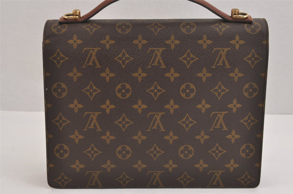 Authentic Louis Vuitton Monogram Monceau 2Way Shoulder Hand Bag M51185 LV 2094J