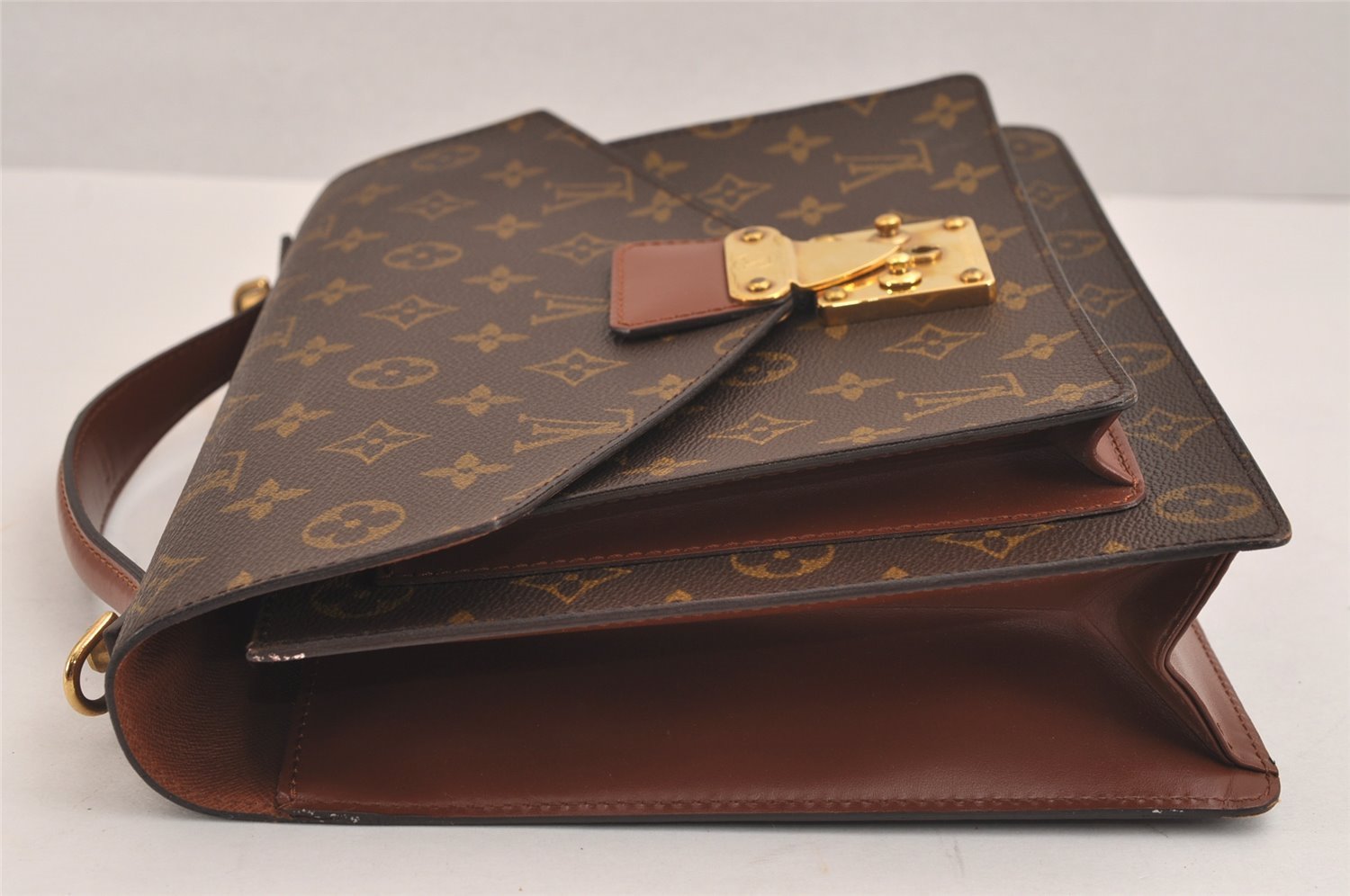 Authentic Louis Vuitton Monogram Monceau 2Way Shoulder Hand Bag M51185 LV 2094J