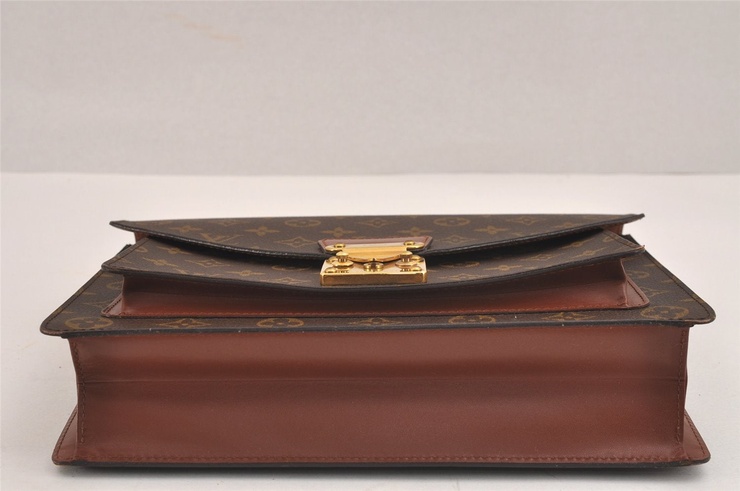 Authentic Louis Vuitton Monogram Monceau 2Way Shoulder Hand Bag M51185 LV 2094J