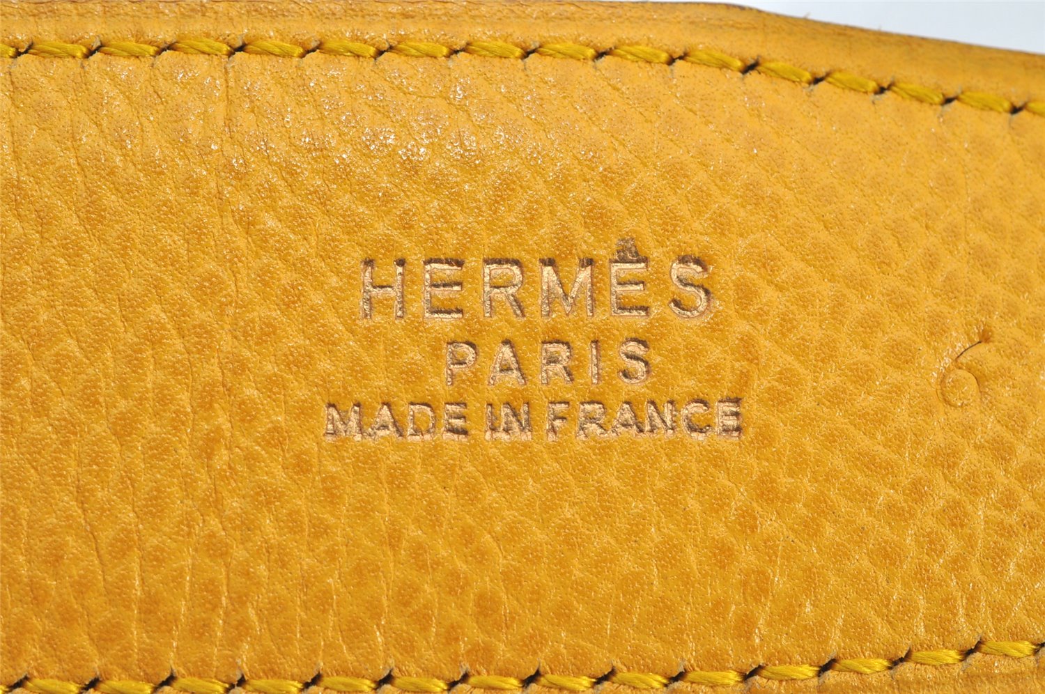 Authentic HERMES Constance Leather Belt Size 66cm 26