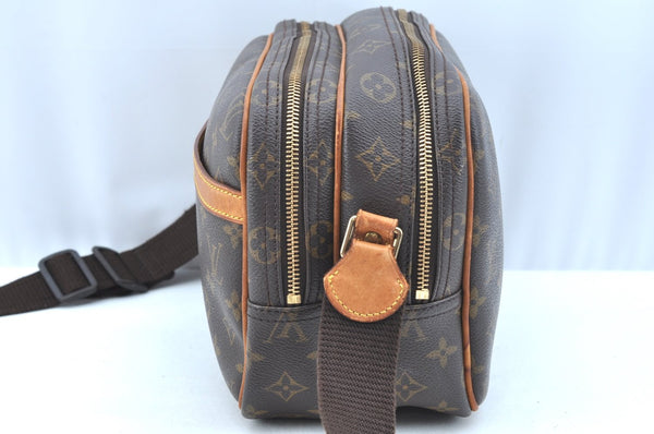 Authentic Louis Vuitton Monogram Reporter PM Shoulder Cross Bag M45254 LV 2096J