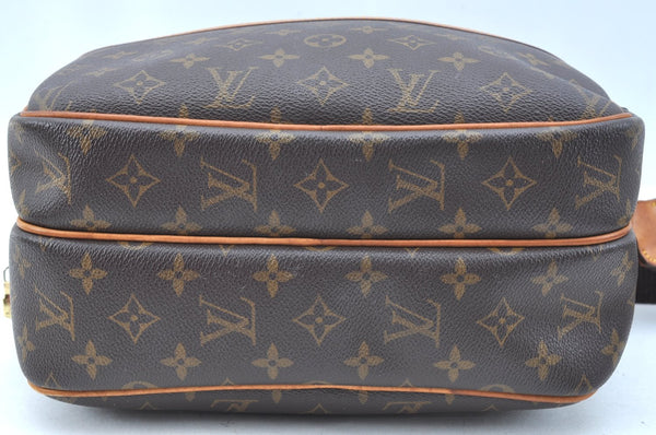 Authentic Louis Vuitton Monogram Reporter PM Shoulder Cross Bag M45254 LV 2096J