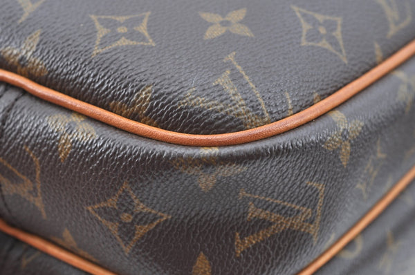 Authentic Louis Vuitton Monogram Reporter PM Shoulder Cross Bag M45254 LV 2096J