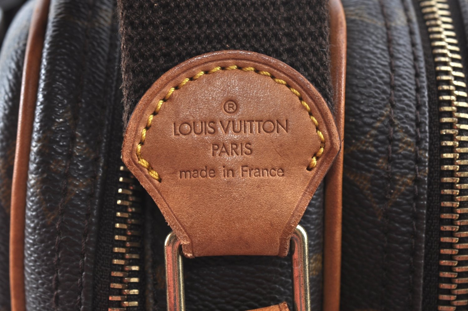 Authentic Louis Vuitton Monogram Reporter PM Shoulder Cross Bag M45254 LV 2096J