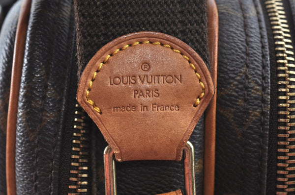 Authentic Louis Vuitton Monogram Reporter PM Shoulder Cross Bag M45254 LV 2096J