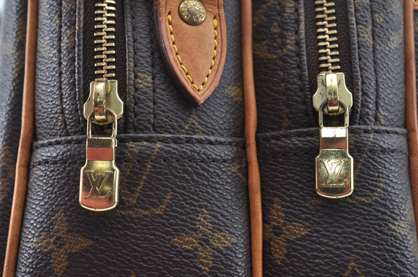 Authentic Louis Vuitton Monogram Reporter PM Shoulder Cross Bag M45254 LV 2096J