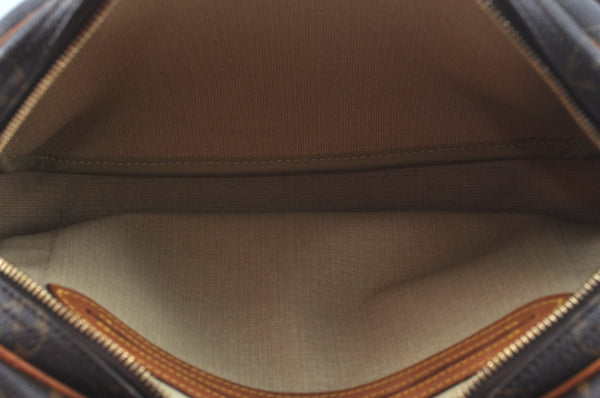 Authentic Louis Vuitton Monogram Reporter PM Shoulder Cross Bag M45254 LV 2096J