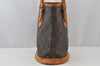 Authentic Louis Vuitton Monogram Bucket PM Shoulder Tote Bag M42238 LV 2097J