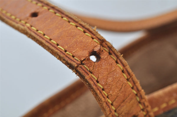 Authentic Louis Vuitton Monogram Bucket PM Shoulder Tote Bag M42238 LV 2097J