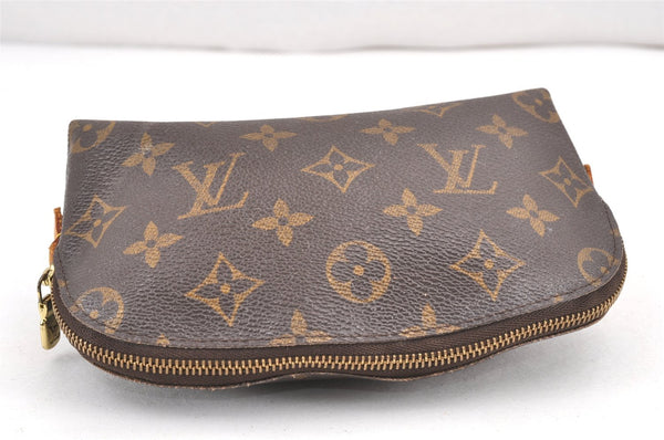 Authentic Louis Vuitton Monogram Pochette Cosmetic Pouch M47515 LV 2097K