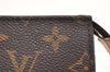 Authentic Louis Vuitton Monogram Pouch For Bucket PM LV 2098K