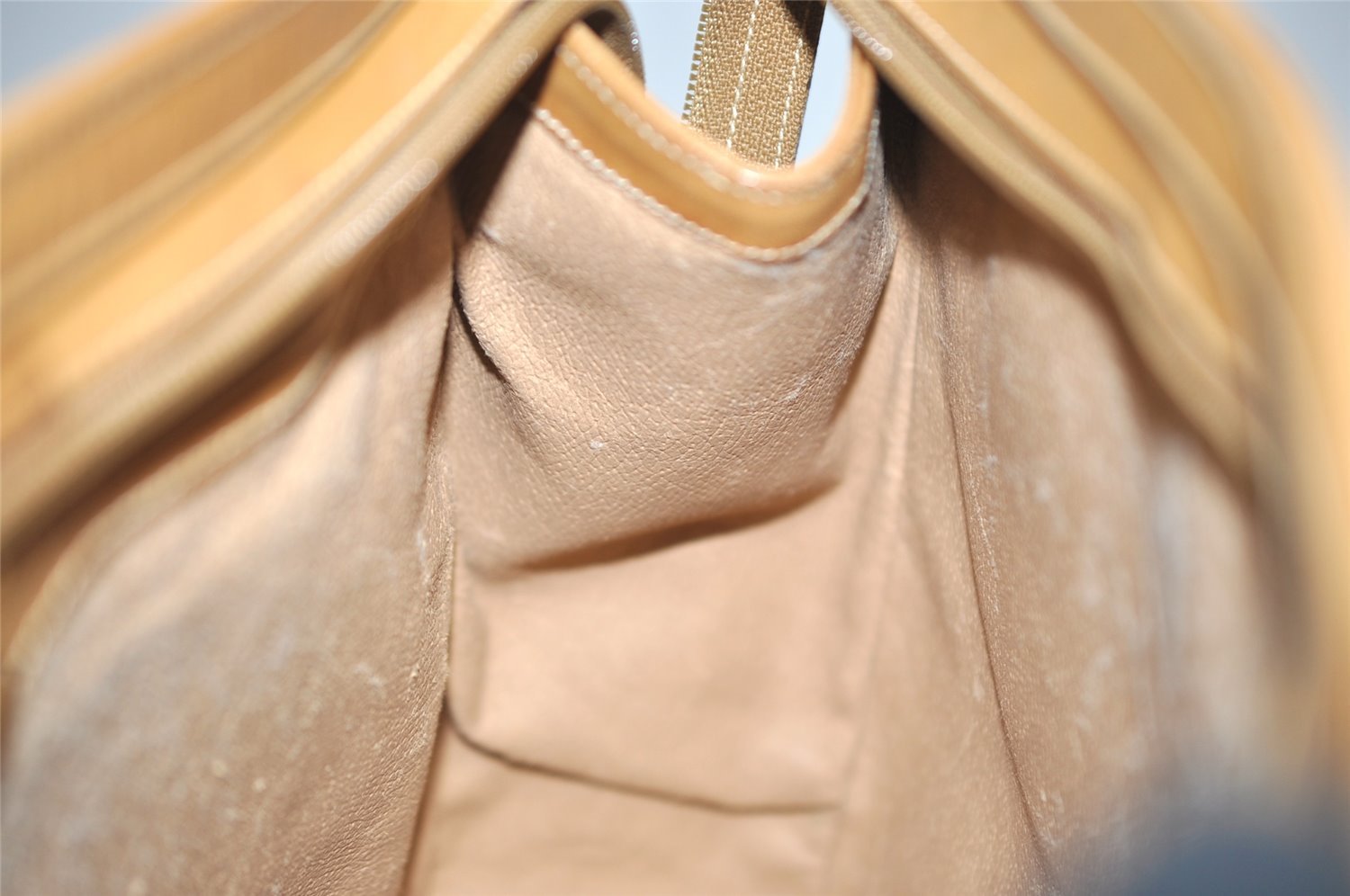 Authentic GUCCI Vintage Micro GG PVC Leather Tote Hand Bag Brown 2099I