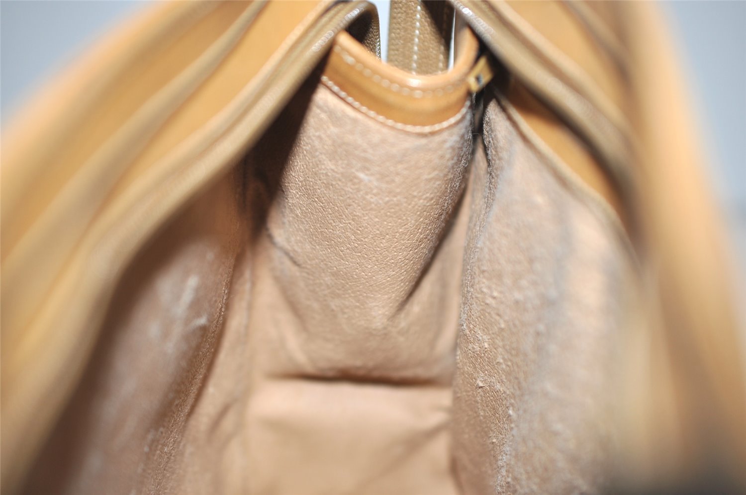 Authentic GUCCI Vintage Micro GG PVC Leather Tote Hand Bag Brown 2099I